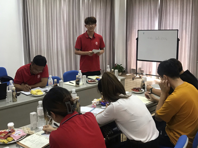 牛商爭霸賽青島雄獅隊走進捷立機械，青島瑞普特積極參與